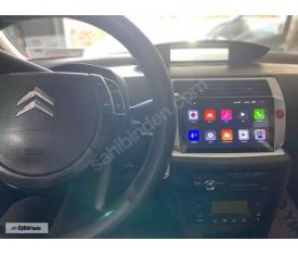 CYBERAUDIO CITROEN C4 2008 2011 KABLOSUZ CARPLAY MULTİMEDYA NAVİGASYON 4/64 GB ANDROİD SİSTEMLERİ