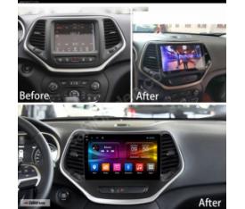 CYBERAUDIO JEEP CHEROKEE MODEL KABLOSUZ CARPLAY MULTİMEDYA NAVİGASYON 4/64 GB ANDROİD SİSTEMLERİ