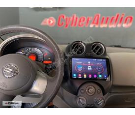 CYBERAUDIO NISSAN MICRA 2010 2016 MODEL KABLOSUZ CARPLAY MULTİMEDYA NAVİGASYON 4/64 GB ANDROİD SİSTEMLERİ