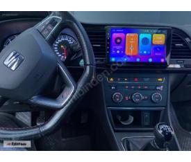 CYBERAUDIO SEAT LEON KABLOSUZ CARPLAY MULTİMEDYA NAVİGASYON 4/64 GB ANDROİD SİSTEMLERİ