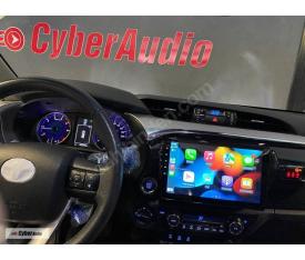 CYBERAUDIO TOYOTA HILUX 2018 2022 MODEL CARPLAY MULTİMEDYA NAVİGASYON ANDROİD SİSTEMLERİ