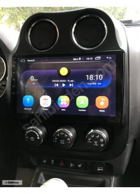 CYBERAUDIO JEEP COMPASS 2010 2015 KABLOSUZ CARPLAY MULTİMEDYA NAVİGASYON ANDROİD SİSTEMLERİ