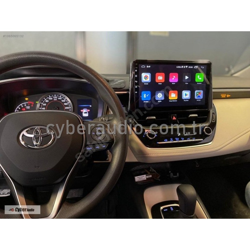 CYBERAUDIO TOYOTA COROLLA 2019 2022 MODEL CARPLAY MULTİMEDYA NAVİGASYON