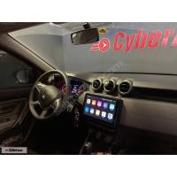 CYBERAUDIO DACİA DUSTER 2018 2022 KABLOSUZ CARPLAY MULTİMEDYA NAVİGASYON 4/64 GB ANDROİD SİSTEMLERİ