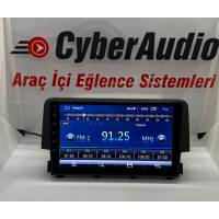 CYBERAUDIO HONDA CIVIC FC5 2016 2021 MODEL KABLOSUZ CARPLAY MULTİMEDYA NAVİGASYON 4/64 GB ANDROİD SİSTEMLERİ