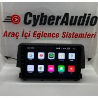 CYBERAUDIO HONDA CIVIC FC5 2016 2021 MODEL KABLOSUZ CARPLAY MULTİMEDYA NAVİGASYON ANDROİD SİSTEMLERİ