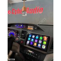 CYBERAUDIO HONDA CIVIC FD7 2012 2015 MODEL KABLOSUZ CARPLAY MULTİMEDYA NAVİGASYON 4/64 GB ANDROİD SİSTEMLERİ