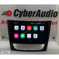 CYBERAUDIO MERCEDES E SERİSİ W211 KABLOSUZ CARPLAY MULTİMEDYA NAVİGASYON 4/64 GB ANDROİD SİSTEMLERİ