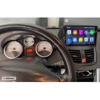 CYBERAUDIO PEUGEOT 207 KABLOSUZ CARPLAY MULTİMEDYA NAVİGASYON 4/64 GB ANDROİD SİSTEMLERİ