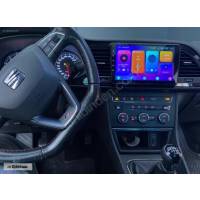 CYBERAUDIO SEAT LEON KABLOSUZ CARPLAY MULTİMEDYA NAVİGASYON 4/64 GB ANDROİD SİSTEMLERİ