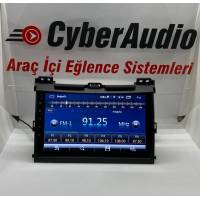 CYBERAUDIO TOYOTA LAND CRUSIER PRADO 2004 2009 MODEL CARPLAY MULTİMEDYA NAVİGASYON ANDROİD SİSTEMLERİ