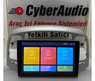 CYBERAUDIO HYUNDAI ACCENT ERA KABLOSUZ CARPLAY MULTİMEDYA NAVİGASYON 4/64 GB ANDROİD SİSTEMLERİ