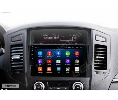 CYBERAUDIO MITSUBISHI PAJERO KABLOSUZ CARPLAY MULTİMEDYA NAVİGASYON 4/64 GB ANDROİD SİSTEMLERİ