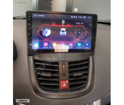 CYBERAUDIO PEUGEOT 207 KABLOSUZ CARPLAY MULTİMEDYA NAVİGASYON 4/64 GB ANDROİD SİSTEMLERİ