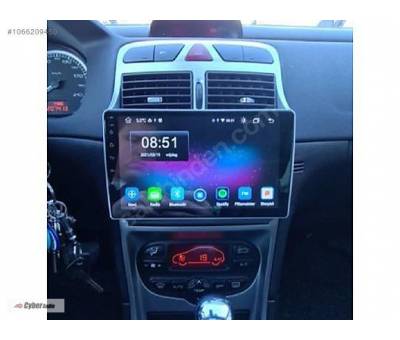 CYBERAUDIO PEUGEOT 307 KABLOSUZ CARPLAY MULTİMEDYA NAVİGASYON 4/64 GB ANDROİD SİSTEMLERİ