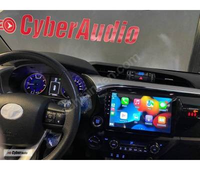 CYBERAUDIO TOYOTA HILUX 2018 2022 MODEL CARPLAY MULTİMEDYA NAVİGASYON ANDROİD SİSTEMLERİ